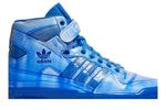 Кроссовки Adidas Jeremy Scott x Forum High, синий - фото 2