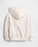 Винтажная детская толстовка на молнии Gap, белый - фото 2