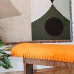 Мягкое одеяло  Zollner, оранжевый - фото 3