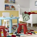 Детский табурет, красный MAMMUT IKEA - фото 3