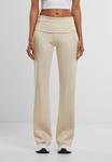 Расклешенные брюки Aim'n, бежевый - фото 7