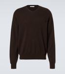 Кашемировый свитер The Row, Brown Melange - фото