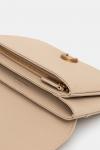 Кожаная сумка Pinko, бежевый - фото 5