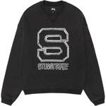 Свитшот Stüssy с логотипом Stussy, серый - фото 5