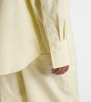 Хлопковая поплиновая рубашка Toteme, Straw - фото 5