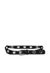 Ремень Stradivarius WITH EYELETS, Black - фото 2