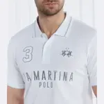 Рубашка поло стандартного кроя La Martina, белый - фото 3