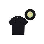 Рубашка поло унисекс черная Nike, черный - фото 2