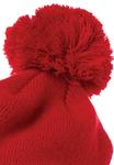 Шапка CUFFED POM POM Flexfit, красный - фото 2