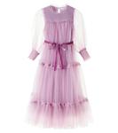 Грациозное платье из тюля с ярусами C'era Una Volta, Lilac - фото