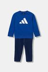 Детский спортивный костюм Adidas, темно-синий - фото