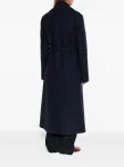 Пальто с поясом JIL SANDER, синий - фото 3