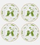 Набор из 4 фарфоровых тарелок Eden Bitossi, Floral Decal - фото