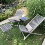 FANCYCHIC Кресло из ротанга для патио, 2 шт, цвет light - фото 7