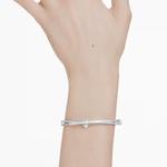 Браслет Hyperbola Swarovski, серебро - фото 9