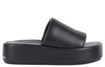 Тапочки rise sandals 'black' Balenciaga, черный - фото 2