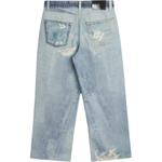 Джинсы Boyfriend с эффектом потертости OUR LEGACY, синий - фото 4