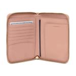 TUMI Кожаный кошелёк унисекс розовый - фото 2