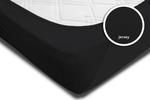 Простыня One-Home Jersey schwarz 120x200 cm, 120x25x200 см, черный - фото 4