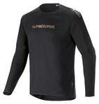 Джерси Alpinestars A-Aria с длинным рукавом Polartec Switch, чёрный - фото