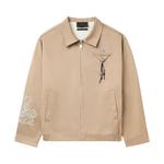 Куртка BAPE Logo Worker Jacket, Beige - фото