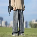 Джинсы Unisex Warrior Huichao Riding The Wind Collection, темно-синие - фото 4