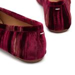 Бархатные балетки Tabi новые Maison Margiela, Cordovan Red - фото 4
