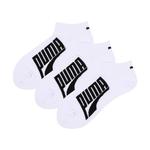 Носки щиколоточные унисекс 3 пары белые PUMA, Белый (3 пары) - фото 3