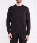 Джемпер мужской Calvin Klein однотонный, черный - фото