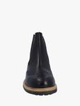 Мужские ботинки челси Hunter кожаные в стиле кантри, черный - фото 4