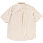 Bape One Point Oxford S/S рубашка A BATHING APE, синий - фото 5