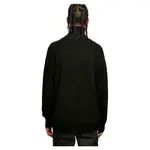 Свитер Urban Classics Oversized Knitted half zip, черный - фото 2