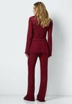 Брюки Noisy May BEIN FOLD DOWN DESIGN, Weinrot/Dark Red - фото 3