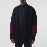 Burberry Вязаный свитер мужской marine blue - фото 5