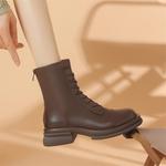 Ботинки Martin Boot женские Kekafu, коричневый - фото 11