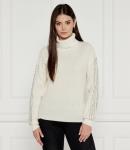 Свитер из шерсти Liu Jo Regular Fit, экрю - фото