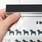 Повторно закрывающийся пакет IKEA, 0,3 л, черный - фото 2