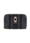 Кошелек Guess ERENIA MEDIUM ZIP AROUND, Mehrfarbig Schwarz/Black - фото