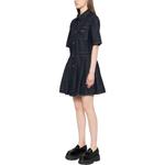 Джинсовое мини-платье на пуговицах MSGM, индиго - фото 6