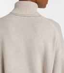 Кашемировый свитер с высоким воротом Brunello Cucinelli, Oyster - фото 6