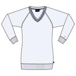 Свитер Sea Ranch Lin U Neck, белый - фото