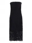 Кружевное платье Ermanno Scervino, черный - фото