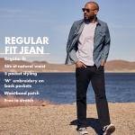 Мужские джинсы Wrangler Regular Fit повышенной комфортности - фото 2