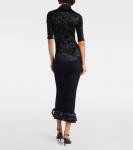 Топ джерси Dahlia Fforme, Black - фото 3