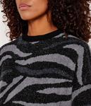 Свитер виннипег Loose fit Desigual, черный - фото 4