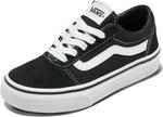 Vans детские кроссовки Ward, Suede/Canvas Black/White - фото