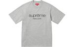Классическая футболка с логотипом Supreme, серый/светло-серый меланж - фото 5