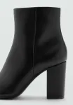 Ботильоны на высоком каблуке Mango, Black - фото 4