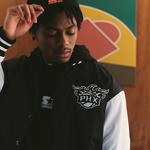 Nba X бейсбольная куртка унисекс черный Starter - фото 4