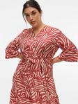Vero Moda Curve Платье 'VMCVera' в цвете Rusty Red - фото 5